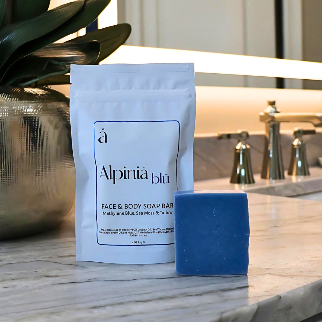 Alpiniå Labs Methylene Blue Sea Moss Tallow Soap Bar