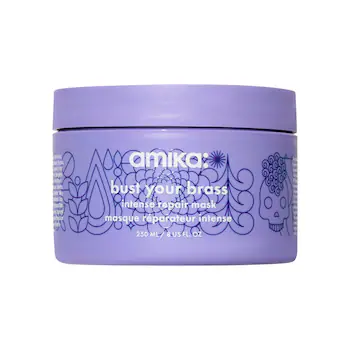 Bust your brass cool blonde intense repair hair mask